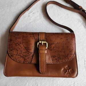 PATRICIA NASH TORRI CROSSBODY Signature Map - Riot Rust